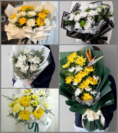 辽宁鞍山铁西区南华街道白事花束代送